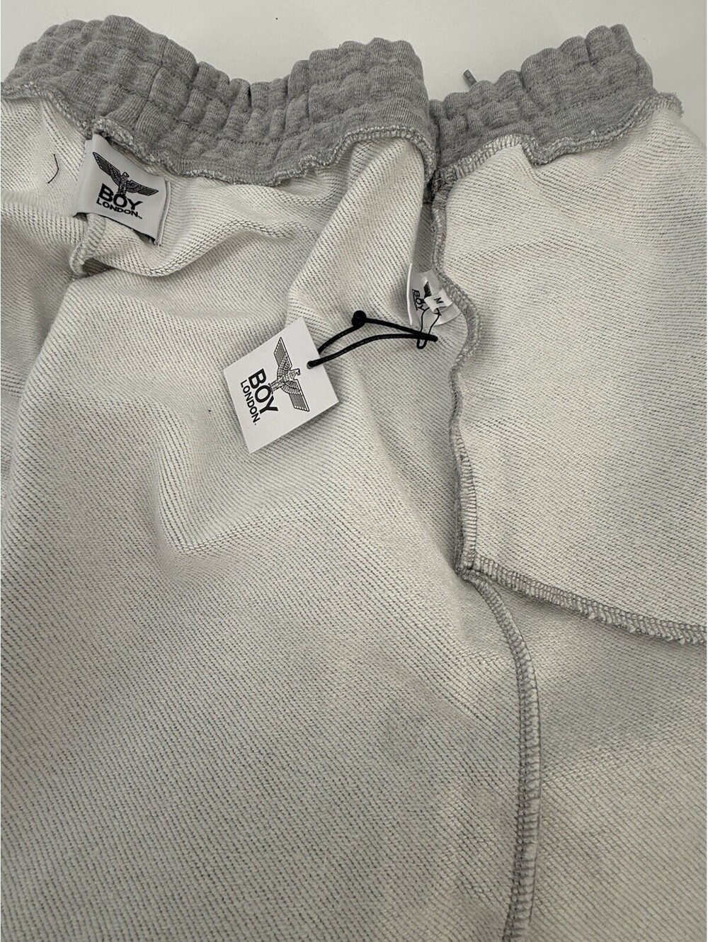 BOY LONDON Mens Sweat Shorts Gray Sz M NWT Deadstock 17124 - Picture 7 of 9